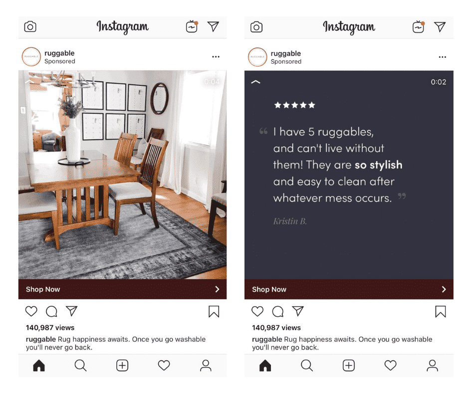 Instagram video format - ads