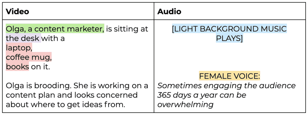 Two-column-video-script-sample