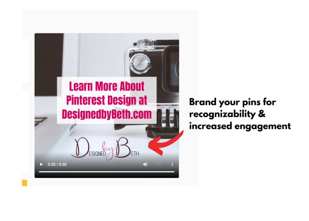 Pinterest video branding