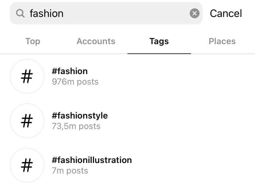 Instagram-hashtags