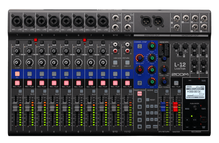Zoom LiveTrak L-12