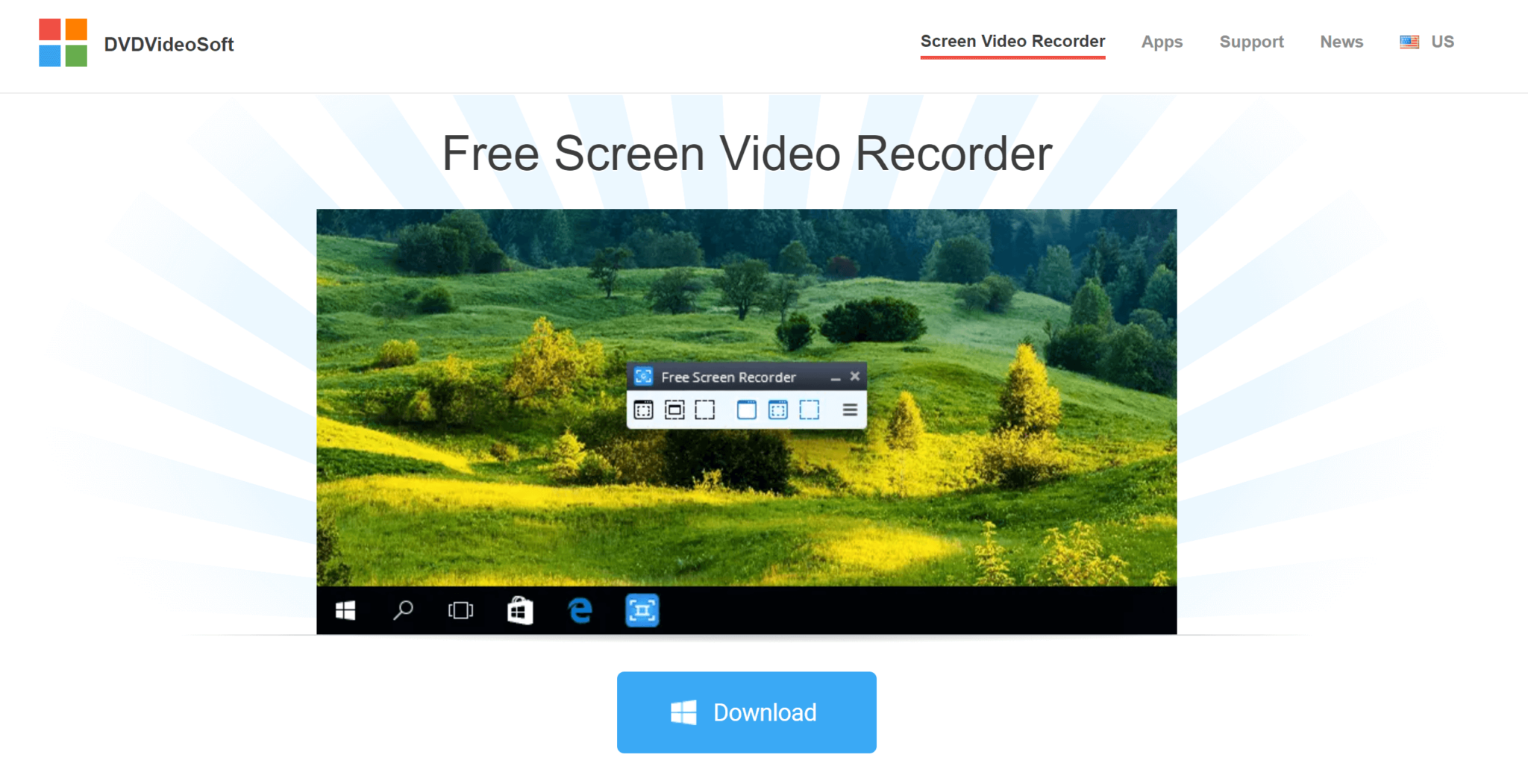 DVDVideoSoft’s Free Screen Video Recorder